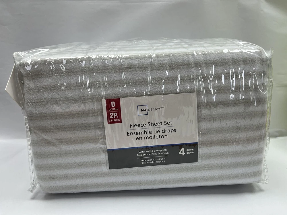 Fleece sheet set