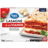 Great Value Meat Lasagna, 1 kg