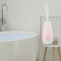 Humidificateur silencieux 3 en 1 Pure Enrichment - Veilleuse à couleur changeante et diffuseur d'huiles essentielles