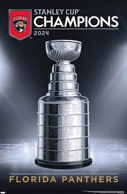 NHL Florida Panthers - 2024 Stanley Cup Team Logo Wall Poster, 22.375" x 34"