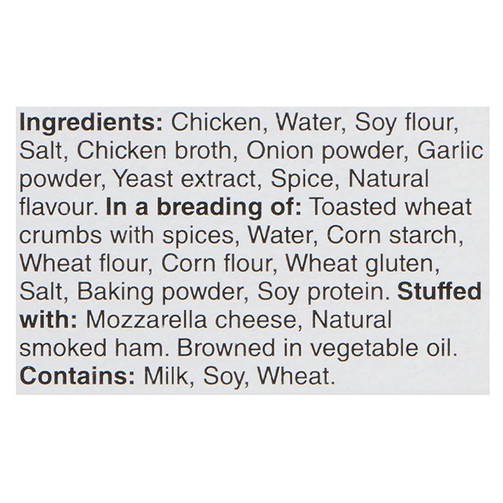 Prime Chicken Stuffed with Ham & Mozzarella Raised Without Antibiotics
