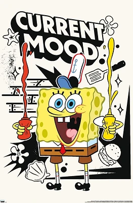 Nickelodeon Spongebob - Current Mood Wall Poster, 22.375" x 34"