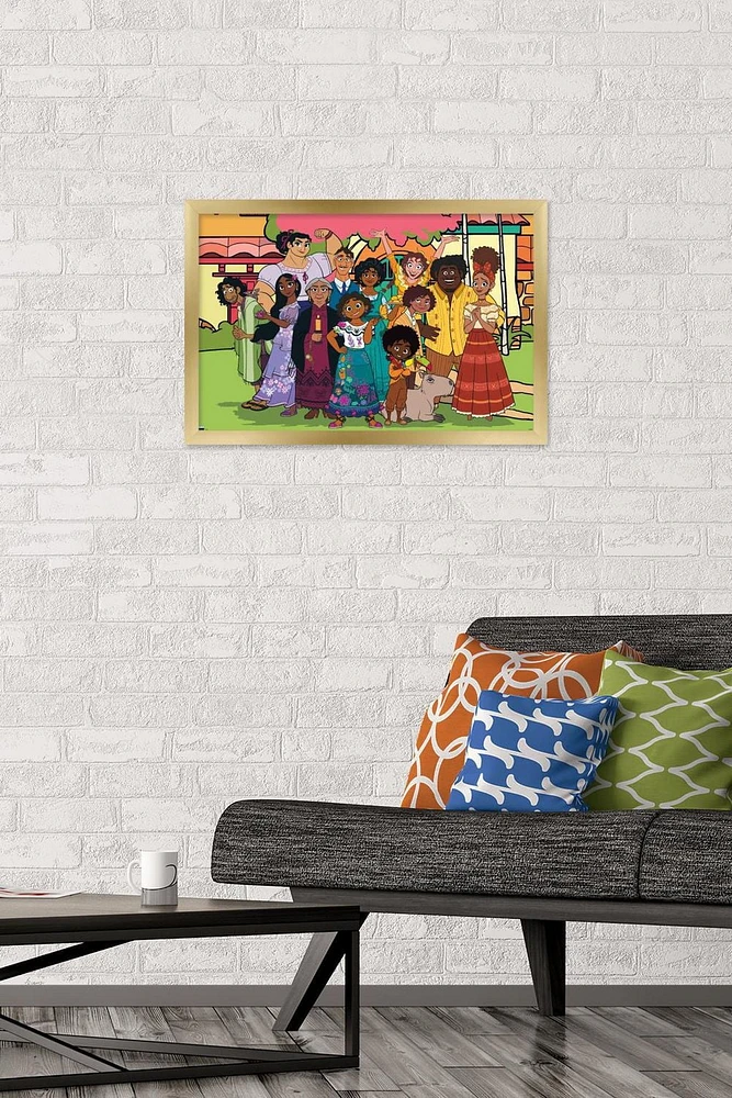 Disney Encanto - Family Wall Poster, 22.375" x 34" Framed