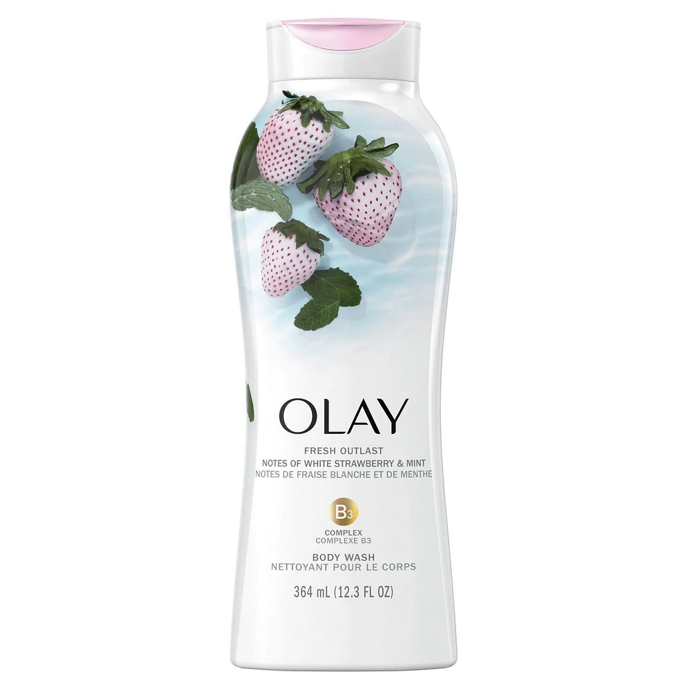 Nettoyant pour le corps Olay Fresh Outlast Fraise blanche et menthe 364 ml
