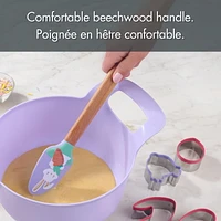 Way to Celebrate 12-inch Silicone Spatula, Rabbit, Purple