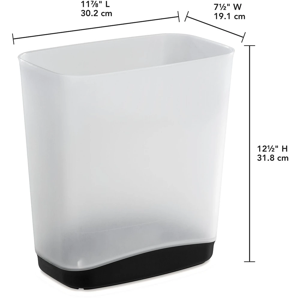 Corbeille Étroite 12.5L Sterilite