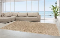 3A Flokati 2000gr 9' x 12' Area Rug, Tan