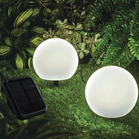 Mainstays Lot de 2 lampes solaires ORB COULEUR de 6 pouces 2 comptes