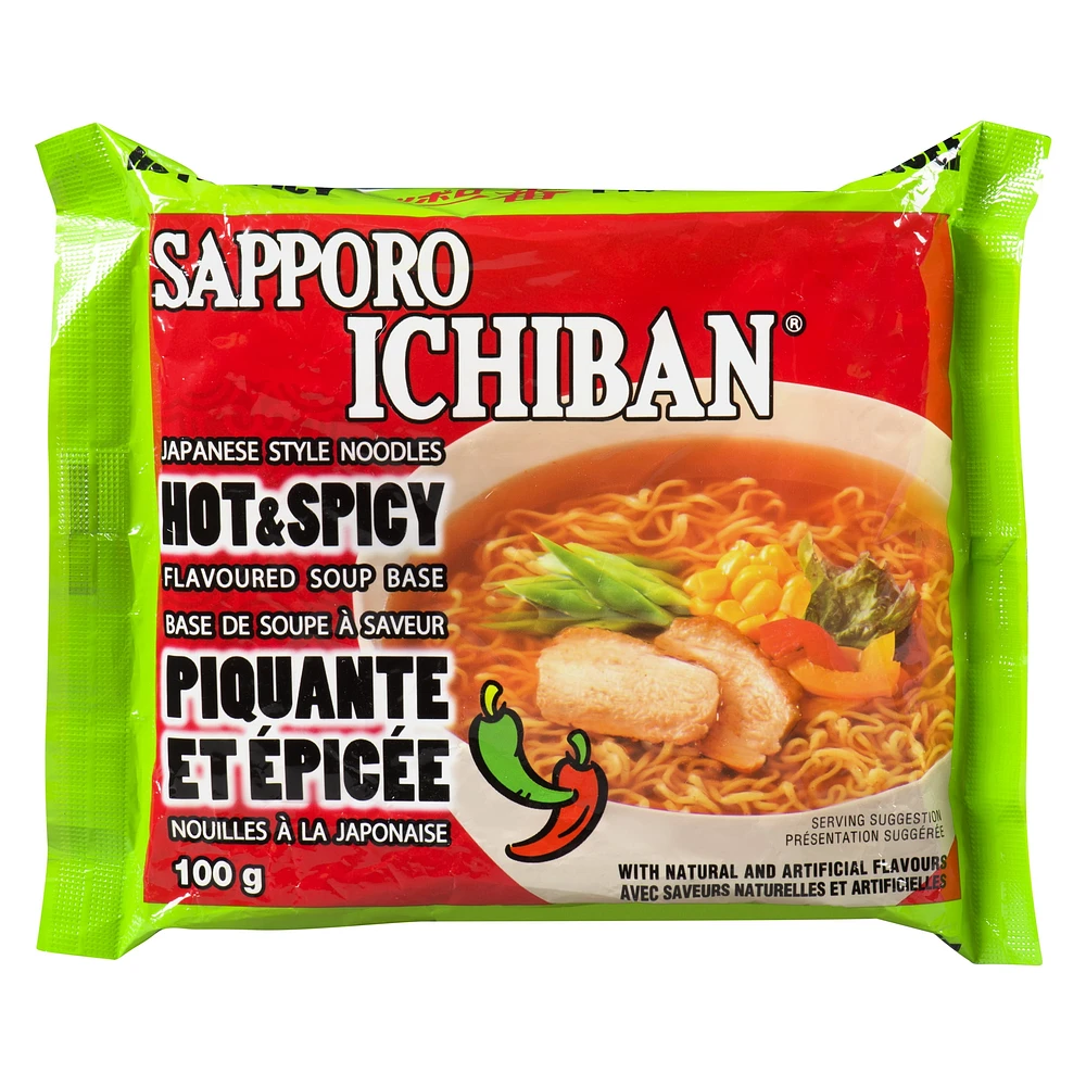 E-SAPPORO SAPPORO NOUILLES Sapporo Ichiban Japanese Style Noodles and Hot and Spicy Soup