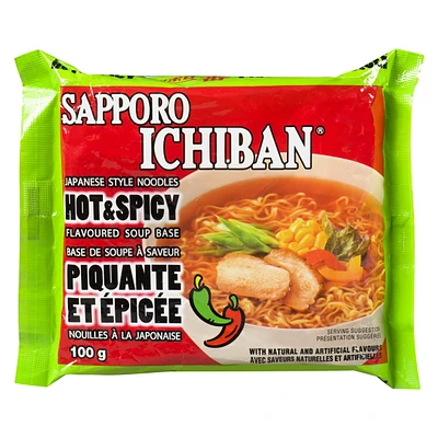E-SAPPORO SAPPORO NOUILLES Sapporo Ichiban Japanese Style Noodles and Hot and Spicy Soup
