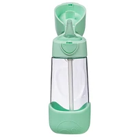 b.box - 15oz Tritan Straw Bottle: Modern Water Bottle with Flip Straw for Toddlers & Kids. Spill Proof, Leak Proof, BPA Free. Great for School/Daycare or Next Step after Sippy Cups