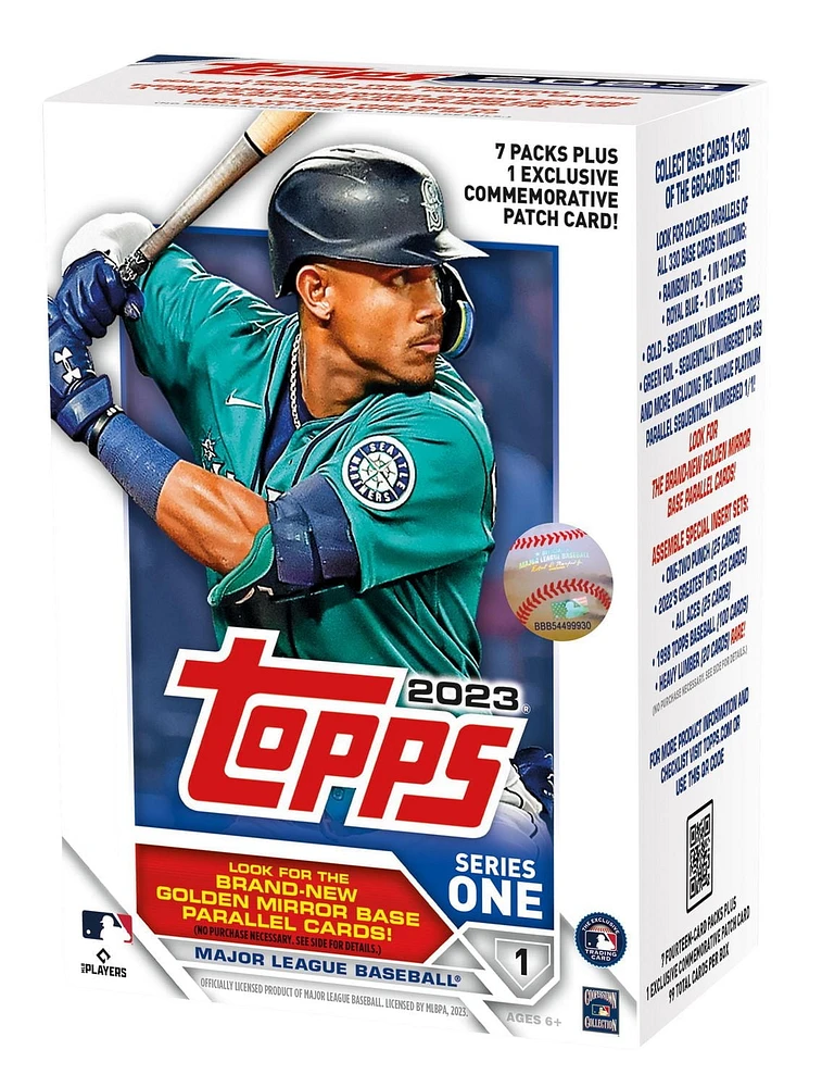 Cartes à Collectionner Topps Série 1 MLB Baseball Blaster Box 2023 | Recherchez des Parallèles Exclusifs au Bleu Royal