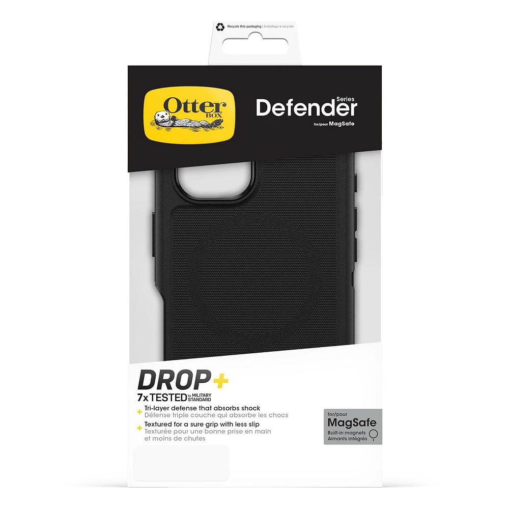 OtterBox Defender Pro MagSafe Case Black for iPhone 16 Plus