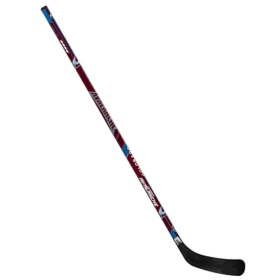 Franklin Sports Bâton de hockey de rue Avalanche de la NHL - 48 po Jr pour droitier