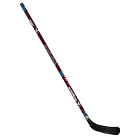 Franklin Sports Bâton de hockey de rue Avalanche de la NHL - 48 po Jr pour droitier