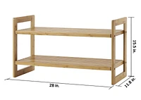 Support pour chaussures en bambou TRINITY – (ensemble de 2)