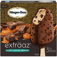 HÄAGEN-DAZS® exträaz™ Salted Caramel Brownie Ice Cream Bars Multipack 3 x 72 ml