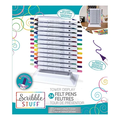 Les feutres rétractables Scribble Stuff 24 pièces