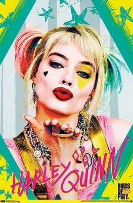 DC Comics Movie - Birds of Prey - Harley Quinn - Kiss Wall Poster