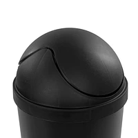Poubelle avec couvercle basculant Sterilite de 11,4 L en noir 11,4 L