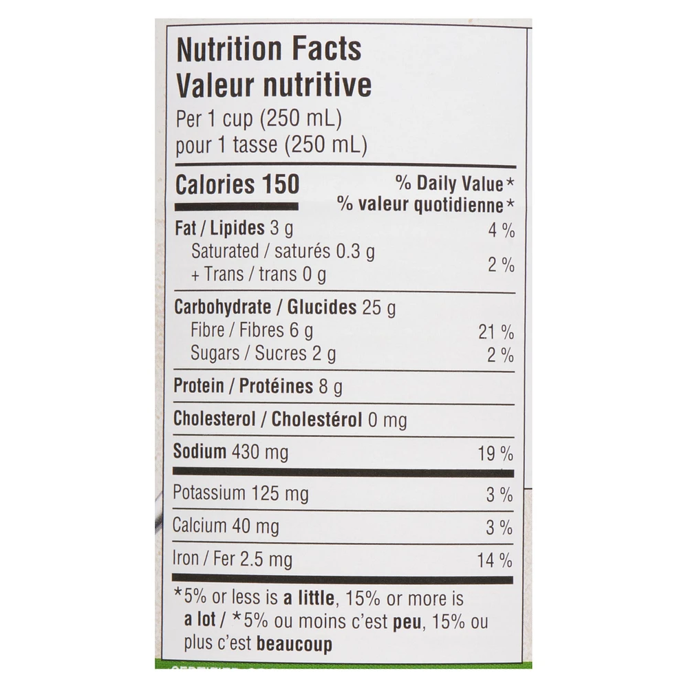 Sprague Organic Lentil Soup with Vegetables, 398ml Reheat and Serve