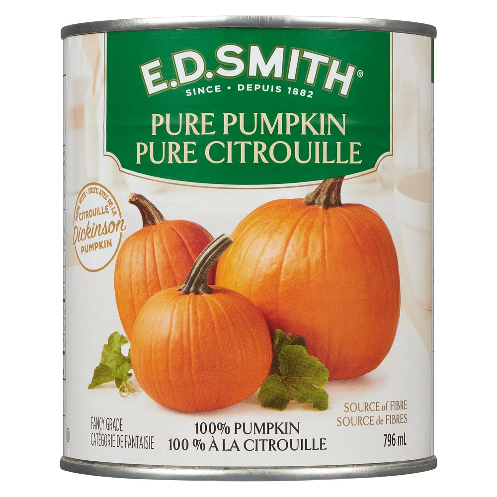 E.D. Smith 100% Pure Canned Pumpkin, 796 mL