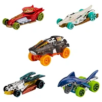 Ensemble Transporteur T-Rex Suprême Ville Hot Wheels et coffret de 5 véhicules (variés), 2 jouets