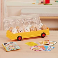 Battat Education Match & Learn Eggs, Age group: 18 months+ , Educational Toy