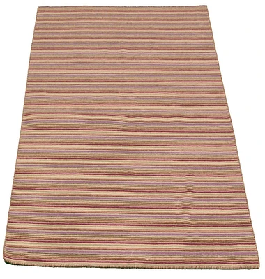 ECARPETGALLERY Tapis Fait à la Main pour Salon, Salle à Manger et Chambre à Coucher Transitionnel Collection Manhattan 5'0" x 7'0" en Ivoire