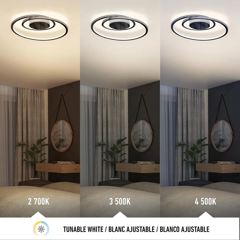 Salto Chrome Flush Mount