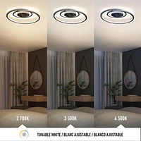 Salto Chrome Flush Mount