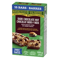 Nature Valley Granola Bars, Sweet and Salty Nut, Dark Chocolate, 15 ct, 525 g