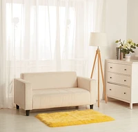 Tapis Fausse fourrure jaune – 30 pouces x 45 pouces, tapis en fourrure doux et élégant pour les espaces de vie