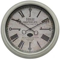 Hometrends Horloge murale blanche à clés