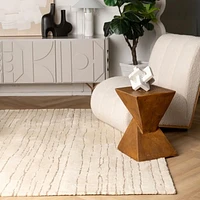 Rug Branch Tapis d'intérieur touffeté à la main moderne bohème gris beige Maya