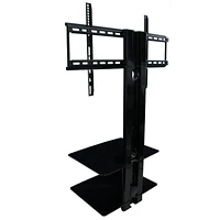 TygerClaw TV Stand with Dual AV Shelves for 32-65" TVs