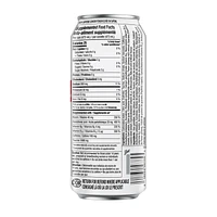 Rockstar Pure Zero Fruit Punch Energy Drink 473 mL, Can, 473mL