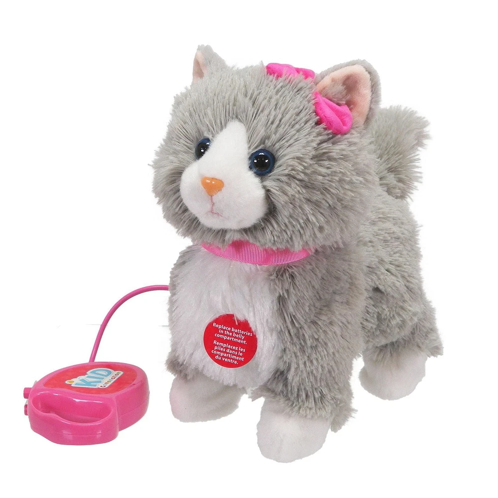 Kid Connection Mon animal de compagnie qui marche - Chat gris Collectez les tous!