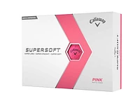 Balles De Golf Supersoft 23 Rose, Une Douzaine