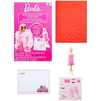 Cartes de Saint-Valentin à autocollants Barbie,  Activité autocollants, Multi-couleurs, 16 Compte