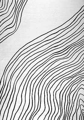 Tapis d'intérieur abstrait minimaliste Rug Branch