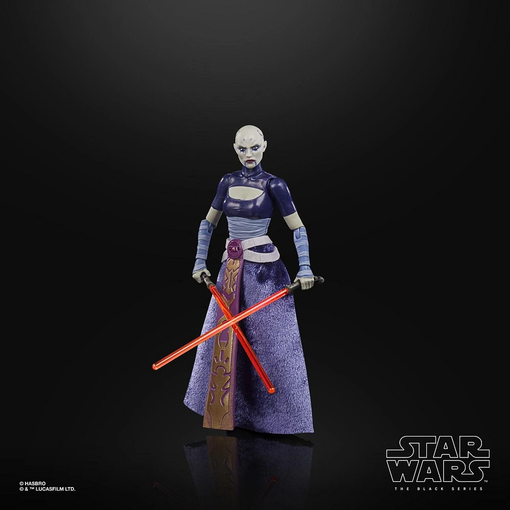 Star Wars The Black Series, figurine articulée Asajj Ventress à collectionner, 15 cm, Star Wars : The Clone Wars, pour enfants, dès 4 ans