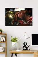 Michael Jordan - Black and White Wall Poster, 22.375" x 34"