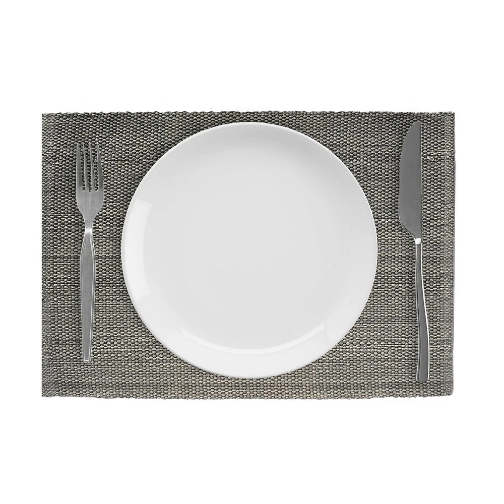 Fabstyles Set de table en coton classique décontracté Lot de 6 sets de table épais lavables en machine