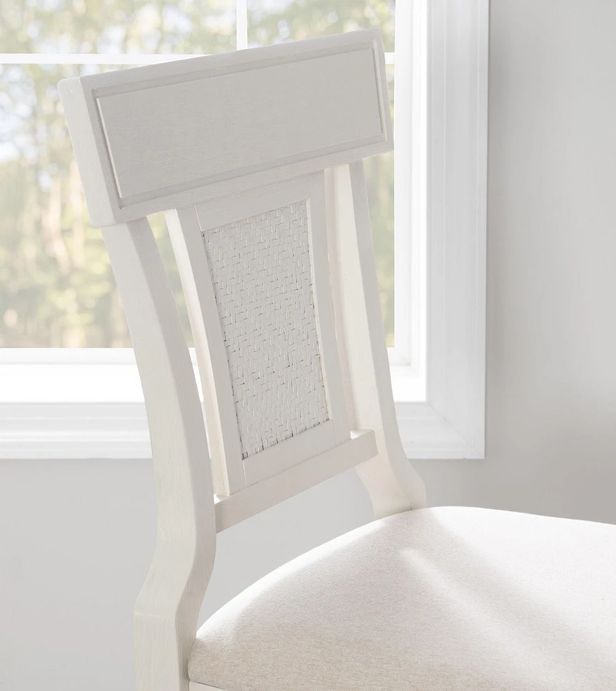 Tabouret de bar Alton, blanc