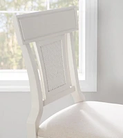 Tabouret de bar Alton, blanc
