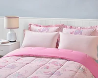 Ensemble de lit Licorne Rose de Mainstays Kids 1 place: 6 morceaux & Double: 8 morceaux