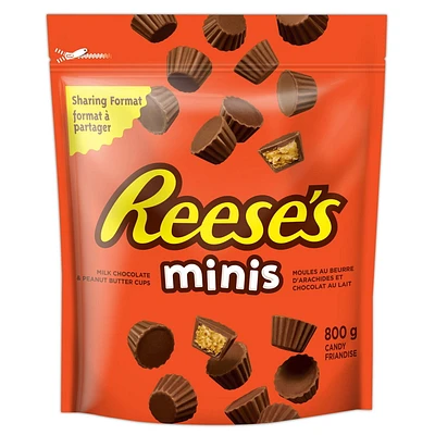 REESE'S Minis PEANUT BUTTER CUPS Candy, 800g