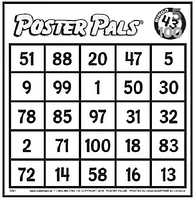 French Numbers Bingo