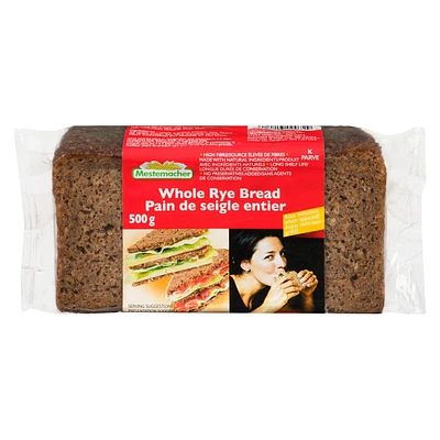 Mestemacher Whole Rye Bread, 500 g